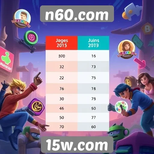 Comparação entre n60.com e outros sites de jogos